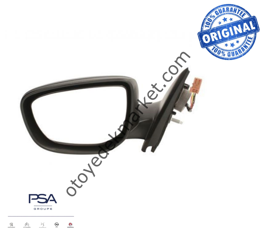 Citroen C-Elysee Sol Dış Dikiz Aynası Elektrikli OEM